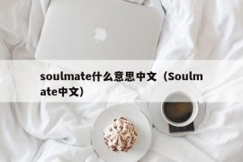 soulmate什么意思中文（Soulmate中文）