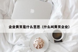 企业黄页是什么意思（什么叫黄页企业）