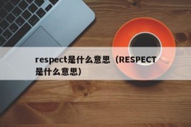 respect是什么意思（RESPECT是什么意思）