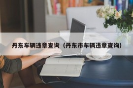 丹东车辆违章查询（丹东市车辆违章查询）