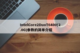 IntelCore2DuoT6400(2.0G)参数的简单介绍