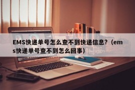 EMS快递单号怎么查不到快递信息?（ems快递单号查不到怎么回事）