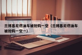 兰博基尼燃油车被抢购一空（兰博基尼燃油车被抢购一空一）