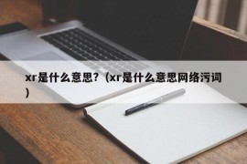 xr是什么意思?（xr是什么意思网络污词）