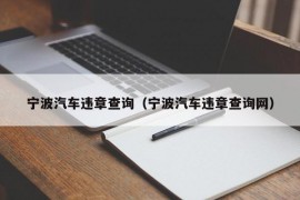 宁波汽车违章查询（宁波汽车违章查询网）