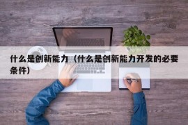 什么是创新能力（什么是创新能力开发的必要条件）