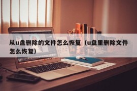 从u盘删除的文件怎么恢复（u盘里删除文件怎么恢复）