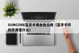 SUNCORE蓝牙手镯金色价格（蓝牙手环的作用是什么）