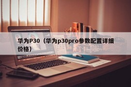 华为P30（华为p30pro参数配置详细价格）