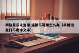 网络显示未连接,连接不可用怎么办（手机键盘打不出中文字）