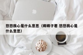 悠悠我心是什么意思（卿卿子君 悠悠我心是什么意思）