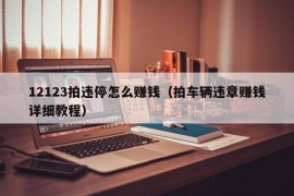 12123拍违停怎么赚钱（拍车辆违章赚钱详细教程）