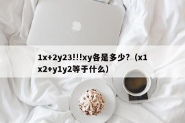 1x+2y23!!!xy各是多少?（x1x2+y1y2等于什么）