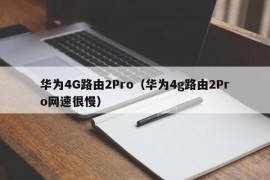 华为4G路由2Pro（华为4g路由2Pro网速很慢）