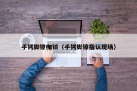 手铐脚镣枷锁（手铐脚镣指认现场）