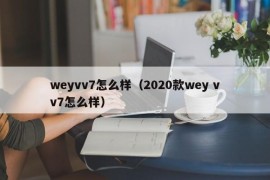 weyvv7怎么样（2020款wey vv7怎么样）