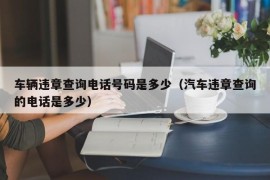 车辆违章查询电话号码是多少（汽车违章查询的电话是多少）