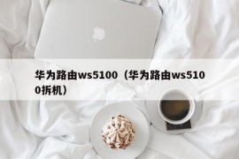 华为路由ws5100（华为路由ws5100拆机）