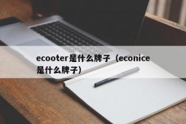 ecooter是什么牌子（econice是什么牌子）