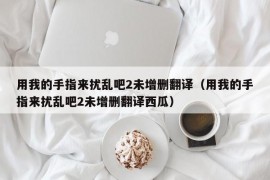 用我的手指来扰乱吧2未增删翻译（用我的手指来扰乱吧2未增删翻译西瓜）