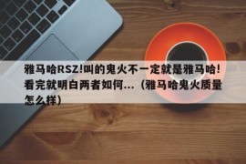 雅马哈RSZ!叫的鬼火不一定就是雅马哈!看完就明白两者如何...（雅马哈鬼火质量怎么样）