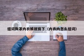 组词胸罩内衣裤衩摘下（内衣内怎么组词）