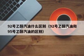 92号乙醇汽油什么区别（92号乙醇汽油和95号乙醇汽油的区别）