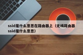 ssid是什么意思在路由器上（无线路由器ssid是什么意思）