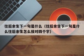 往后余生下一句是什么（往后余生下一句是什么往后余生怎么接对四个字）