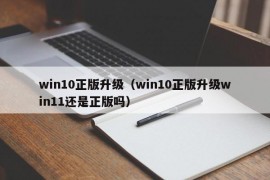 win10正版升级（win10正版升级win11还是正版吗）