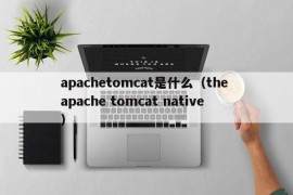 apachetomcat是什么（the apache tomcat native）