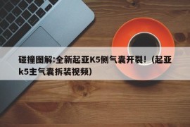 碰撞图解:全新起亚K5侧气囊开裂!（起亚k5主气囊拆装视频）