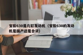 宝骏630是几缸发动机（宝骏630的发动机是国产还是合资）