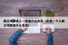 鹤立鸡群高人一等是什么生肖（形容一个人鹤立鸡群是什么意思）