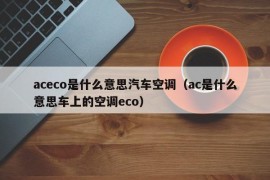 aceco是什么意思汽车空调（ac是什么意思车上的空调eco）