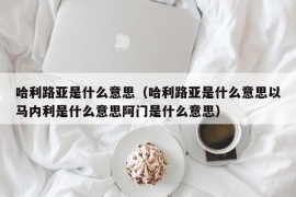 哈利路亚是什么意思（哈利路亚是什么意思以马内利是什么意思阿门是什么意思）