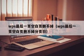 wps最后一页空白页删不掉（wps最后一页空白页删不掉分页符）