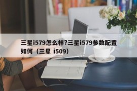 三星i579怎么样?三星i579参数配置如何（三星 i509）